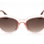 Kate Spade Tamara Pink and Tortoise Cat Eye Frame / Brown Lenses Sunglasses