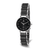 Ladies Charles Hubert Titanium and Ceramic Black Dial Watch