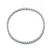 CZ Tennis Necklace In Sterling Silver 16 Inch
