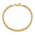 10k Yellow Gold 4mm Byzantine Link Bracelet