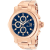 Oceanaut Men's Baccara XL Blue Dial, Rose Stainless Steel Watch
