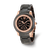 Ladies Charles Hubert Black Ceramic Multifunction 40mm Watch