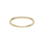 White Cubic Zirconia 18k Yellow Gold Over Sterling Silver Ring 0.05ctw