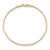 10k Yellow Gold 1.85mm Diamond-Cut Quadruple Rope Link Bracelet