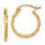 Twist Hoop Earrings In 10K Gold