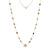 Multi-Gem 14k Yellow Gold 18" Necklace 9.69ctw
