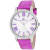 Oceanaut Women's Moon White Dial, Purple Leather Strap Watch