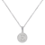 Initial E Charm Pendant Necklace In Silver-Tone