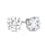 Lab Grown White Diamond 14K White Gold Stud Earrings VS1 Clarity E
Color, IGI Certified 2ctw