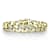 Interwoven CZ Pave Bracelet In 14K Gold Over Sterling Silver