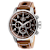 Invicta S1 Rally 48mm Brown Dial Leather Band Quartz Watch