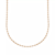 18k Rose Gold Over Silver Oval Chain Necklace-22"