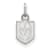 Rhodium Over Sterling Silver NHL LogoArt NHL Vegas Golden Knights Extra
Small Pendant