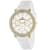Seapro Women's Swell White Dial, Yellow Bezel, White Silicone Watch