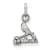 Rhodium Over Sterling Silver MLB St. Louis Cardinals LogoArt Pendant