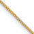 14k Yellow Gold 0.5mm Solid Box 30 Inch Chain