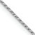Rhodium Over 14k White Gold 0.7mm Solid Round Parisian Wheat Chain
