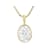 Moissanite Oval Solitaire Pendant In 14K Gold Over Sterling Silver
2.10ctw Diamond Equivalent Weight