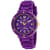 Oceanaut Women's Acqua Purple Dial, Purple Silicone Watch