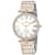 Christian Van Sant Women's Hush White Dial, Two tone Stainless Steel Watch