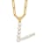 Gold Tone Sterling Silver 3-5.5mm Freshwater Cultured Pearl LETTER V
18-inch Necklace