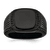 Stainless Steel Polished Black IP-plated with Black Cubic Zirconia
Signet Ring
