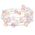 Sterling Silver Rhodium Plated Triple Row Freshwater Pearl Coil Bracelet
