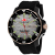 Seapro Men's Scuba Dragon Diver Limited Edition White Dial, Rose Accent
Bezel, Black Silicone Watch