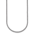 Rhodium Over Sterling Silver Polished 2.1mm Franco 18 Inch Chain