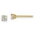 14K Yellow Gold Lab Grown Diamond 1/4ctw Certified VS/SI GH 4 Prong Earrings