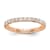 14K Rose Gold Lab Grown Diamond SI1/SI2, G H I, Eternity Band