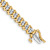 14k Yellow Gold and 14k White Gold with Rhodium over 14k Yellow Gold
Diamond Bracelet