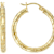 Everyday Diamond-Cut Hoop Earrings In 18K Gold Over Sterling Silver