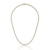 CZ Tennis Necklace In 14K Gold Over Sterling Silver