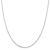Sterling Silver 2.2mm Diamond-cut Long Link Cable Chain Necklace