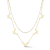 Sterling Statements 14K Yellow Gold Over Sterling Silver Double Layer
Butterfly Charm Necklace