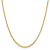 14K Yellow Gold 2mm Byzantine Chain Necklace