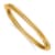 14K Yellow Gold Polished 3 Intertwined Slip-on Bangle