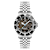 Duxot Atlantica Skeleton Diver Gray Dial White Bezel White Stainless
Steel Band Automatic Watch