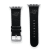 Gametime Carolina Panthers Leather Band fits Apple Watch (42/44mm S/M
Black). Watch not included.