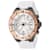 Invicta Aviator 50mm White Dial Silicone Band Quartz Watch