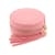 Pink Round Compact Shape Jewelry Box with Tassel appx 9.5x4.5cm
