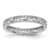 Sterling Silver Stackable Expressions White Topaz Ring 0.19ctw