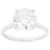 Lab-Grown Diamond Solitaire Ring In 14K White Gold 3.00ct