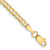 10k Yellow Gold 3.1mm Flat Cuban Link Bracelet