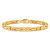 14K Yellow Gold 6.5mm Byzantine Chain Bracelet