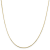 14K Yellow Gold 1mm Octagonal Snake Chain Necklace
