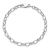 Rhodium Over Sterling Silver 5mm Rolo Chain Bracelet