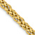 14k Yellow Gold 4.65mm 3-Wire Wheat Link 24 Inch Chain