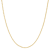 18k Yellow Gold-Plated Sterling Silver 1.2mm Rope Chain Necklace